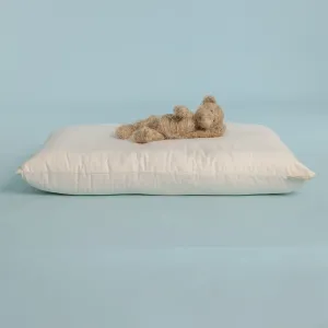 SESAME 100% Organic Cotton Dog Cat Pet Bed (4" High) (Grown & Handmade in USA)