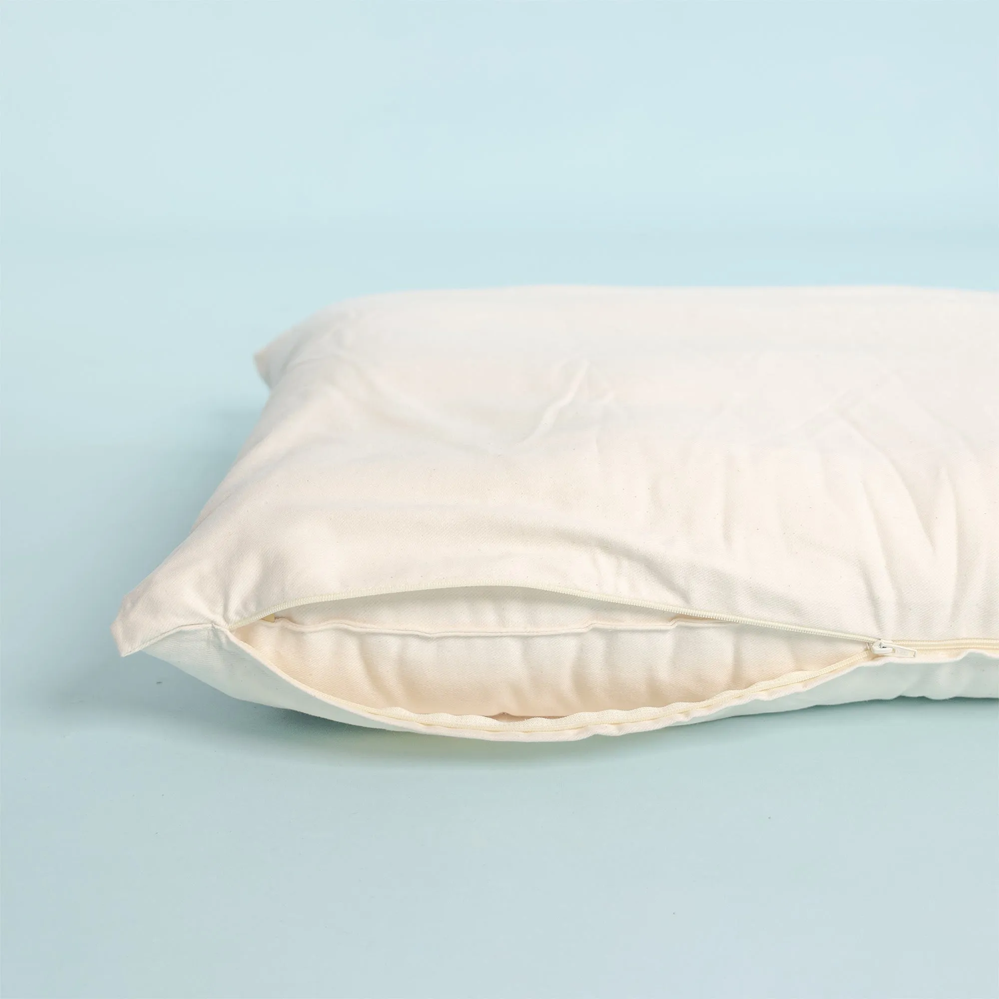 SESAME 100% Organic Cotton Dog Cat Pet Bed (4" High) (Grown & Handmade in USA)