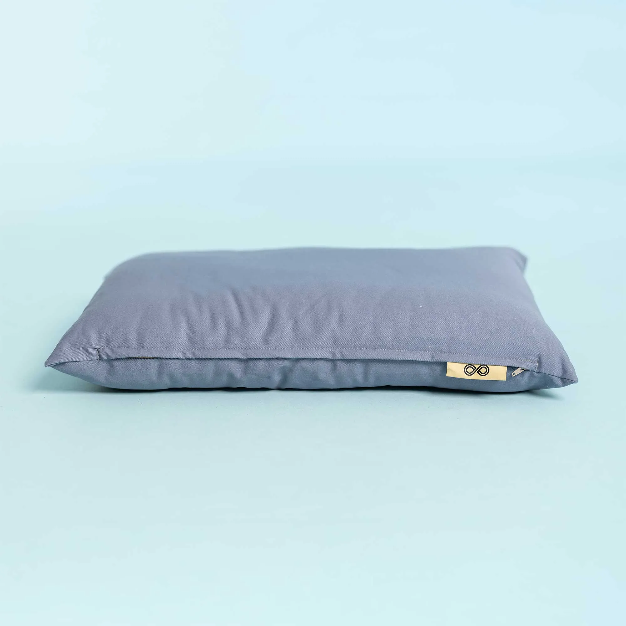 SESAME 100% Organic Cotton Dog Cat Pet Bed (4" High) (Grown & Handmade in USA)