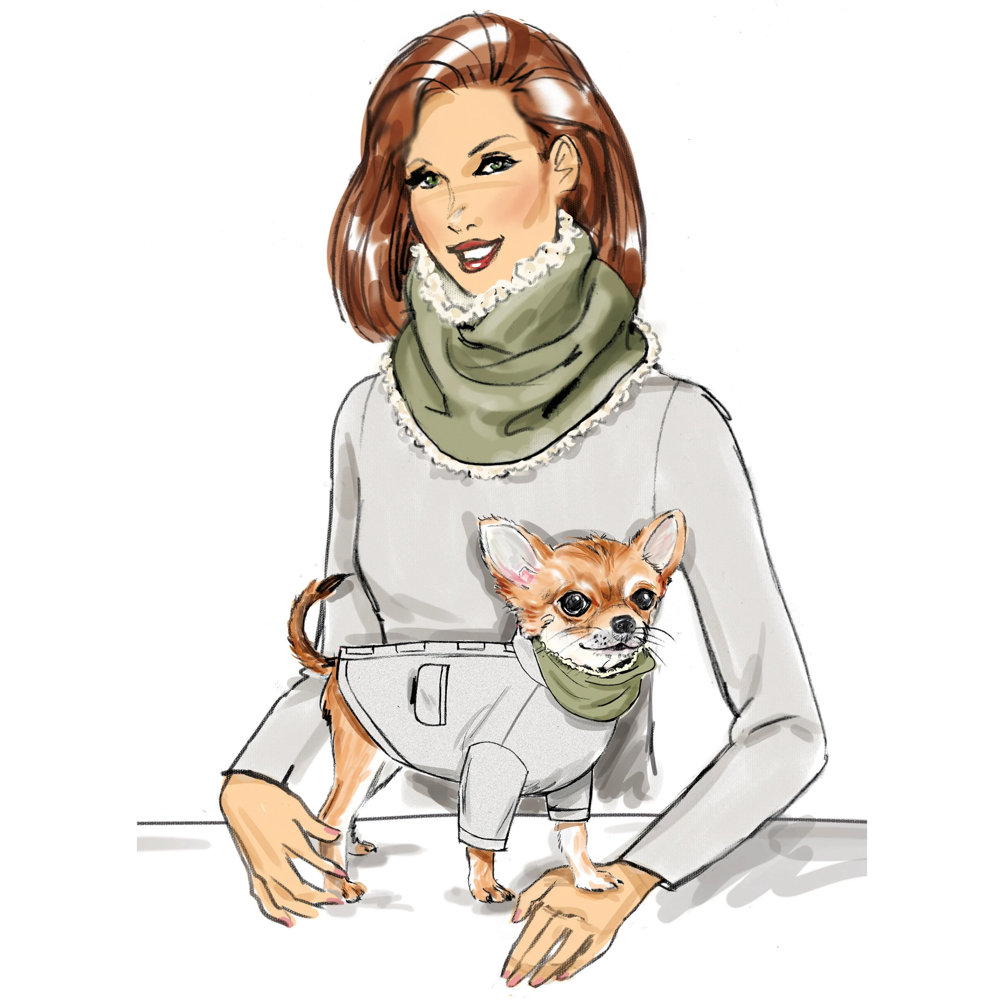 Simplicity pattern 9663 Pet Coats with Optional Hoods and Cowls