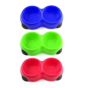 Small Antiskid Feet Double Pet Bowl
