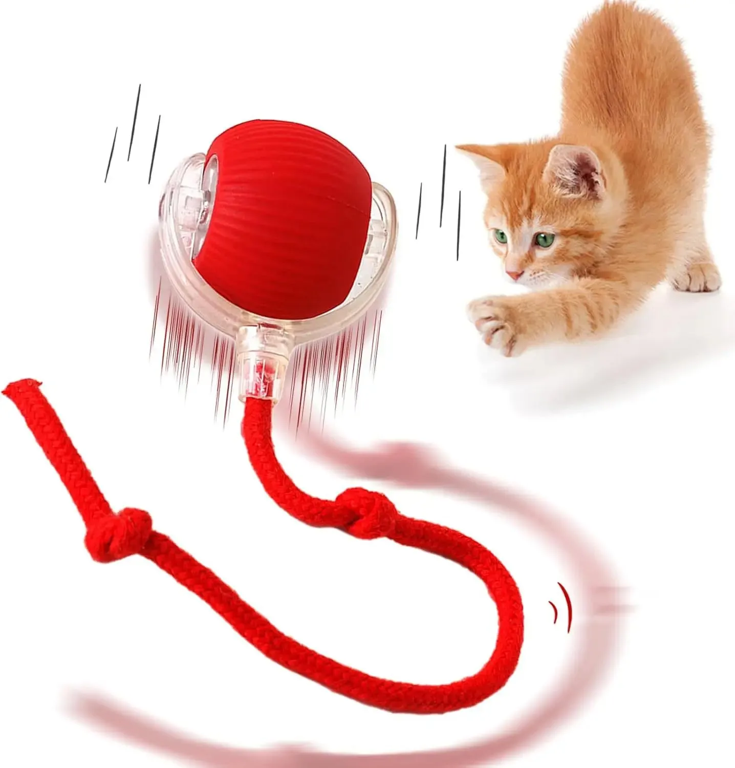 Smart Interactive Dog and Cat Ball – Rechargeable Pet Toy for Endless Fun
