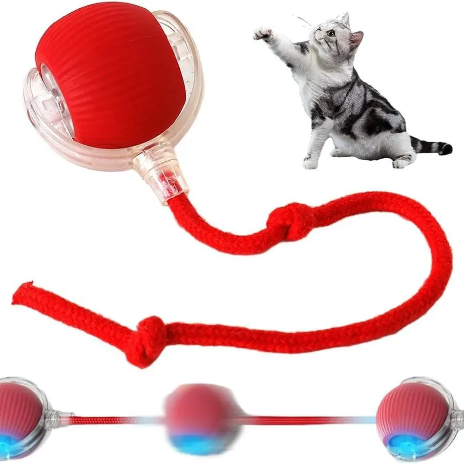 Smart Interactive Dog and Cat Ball – Rechargeable Pet Toy for Endless Fun