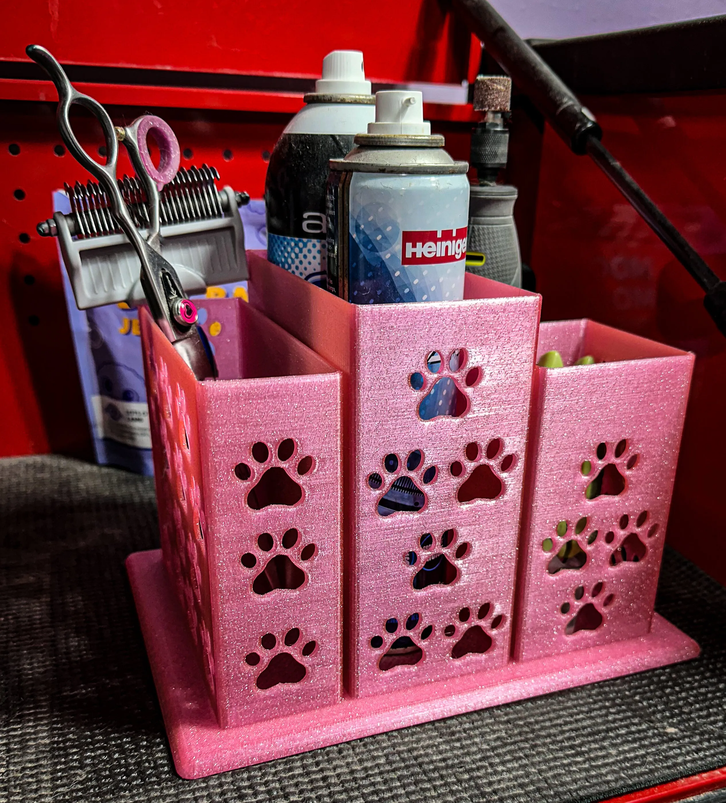 The Newfie Dog Grooming Brush Holder, Simple organizer | Large Size |