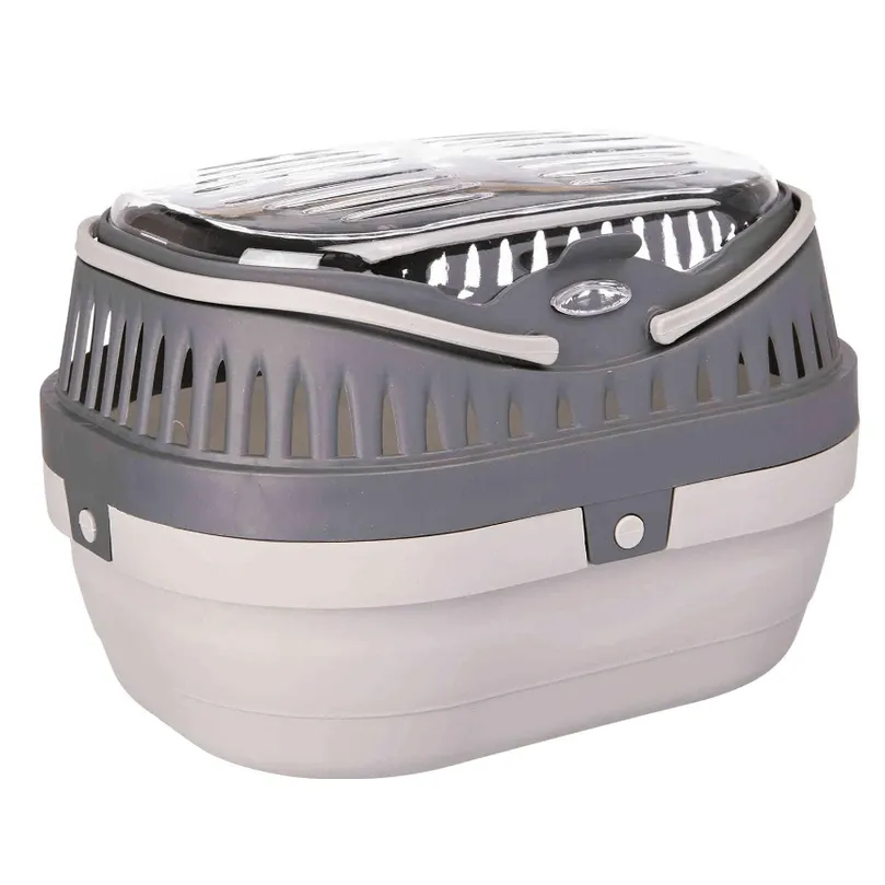 TRANSPORT BOX SMALL ANIMAL LARGE 30x21x23cm grey