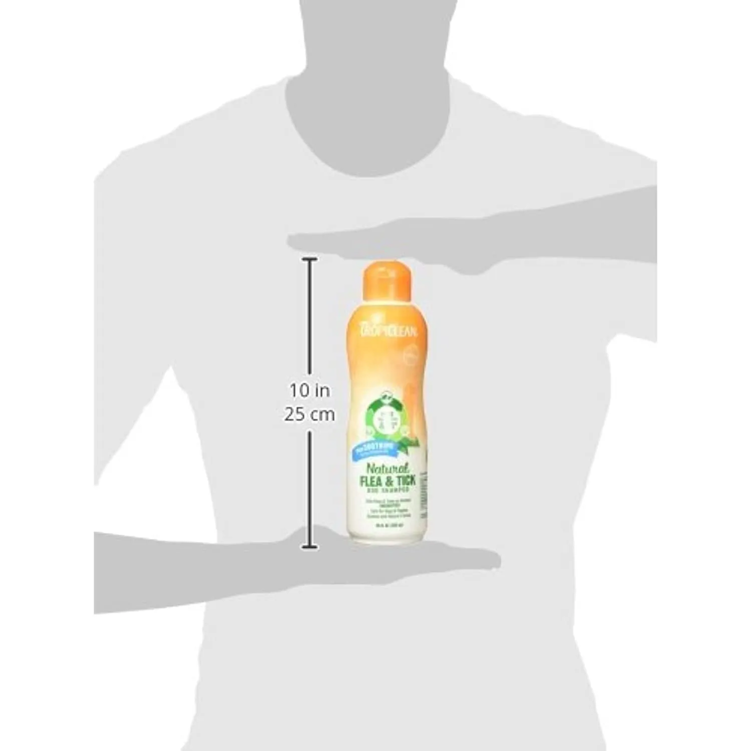 TropiClean Natural Flea & Tick Plus Soothing Shampoo for Dogs, Soothe Irritated 592 ML BIG BOTTLE