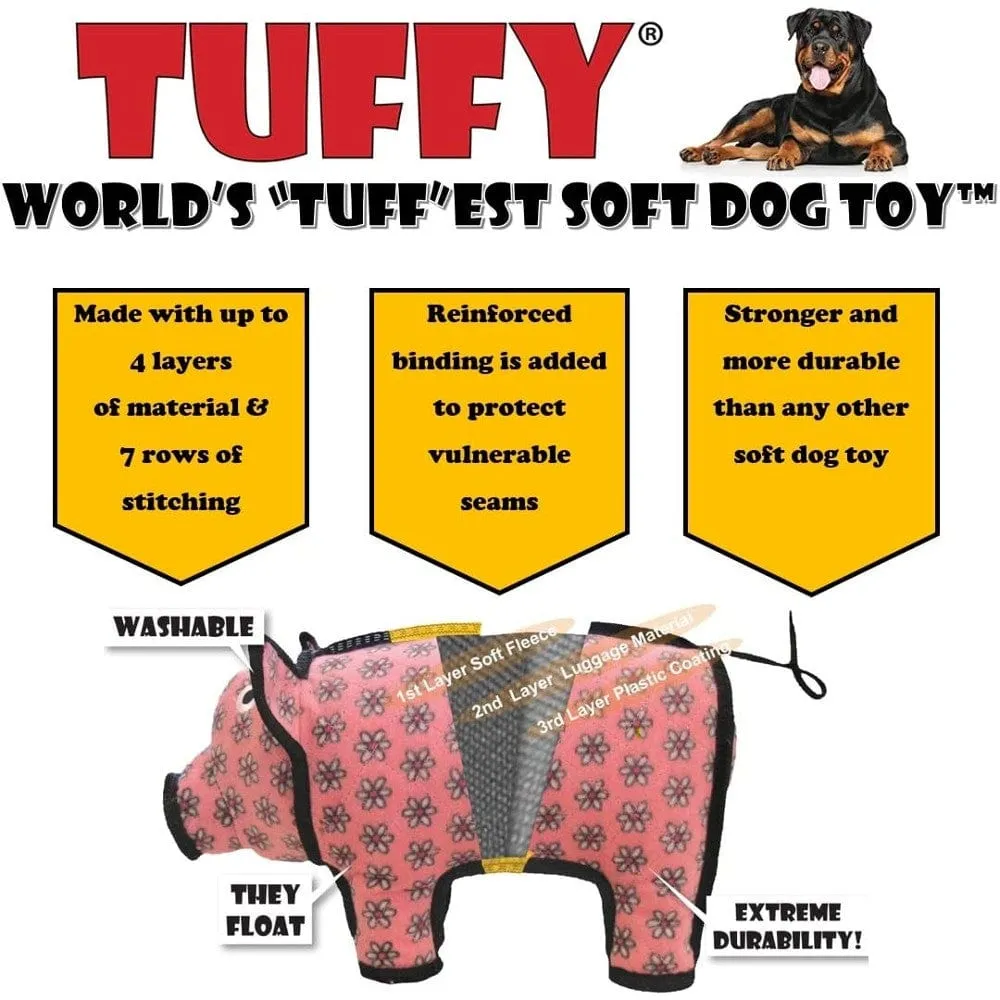 Tuffy Desert Snake Red Dog Toy
