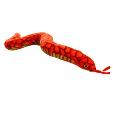 Tuffy Desert Snake Red Dog Toy