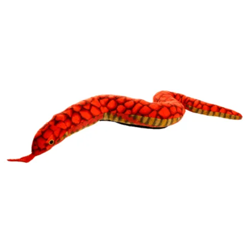 Tuffy Desert Snake Red Dog Toy