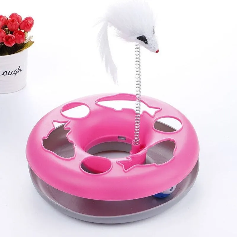 Turntable Cat Training Toys