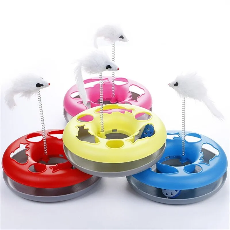 Turntable Cat Training Toys