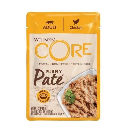 Wellness Core Purely Pate Chicken Wet Cat Food - 8 x 85g