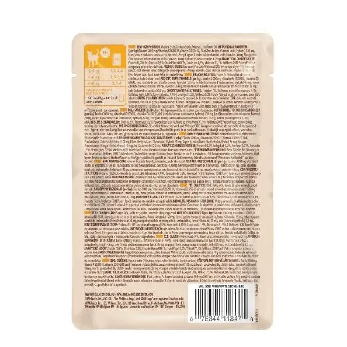 Wellness Core Purely Pate Chicken Wet Cat Food - 8 x 85g